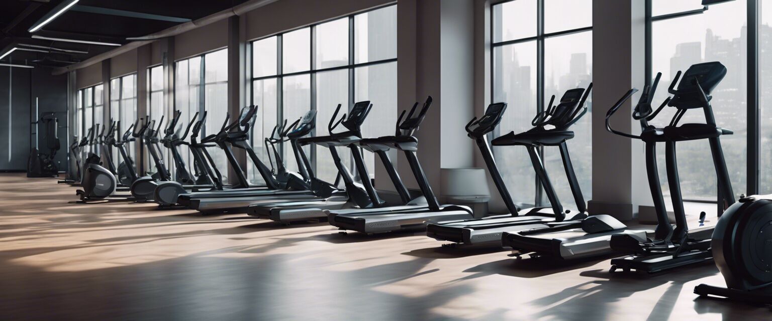 Workout space with budget ellipticals