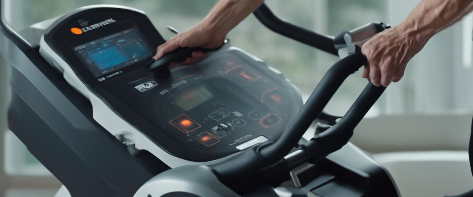 Cleaning a budget-friendly elliptical trainer