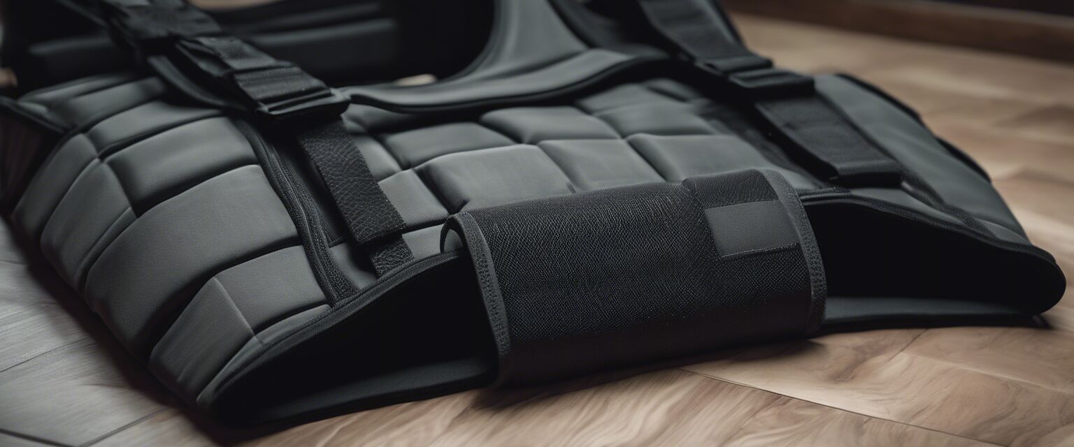 Weighted vest for fitness training